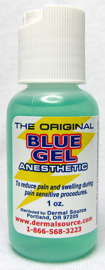 Blue Gel Anesthetic - Click Image to Close
